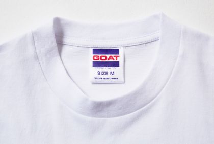 Tシャツ本体のブランドは『G.O.A.T』