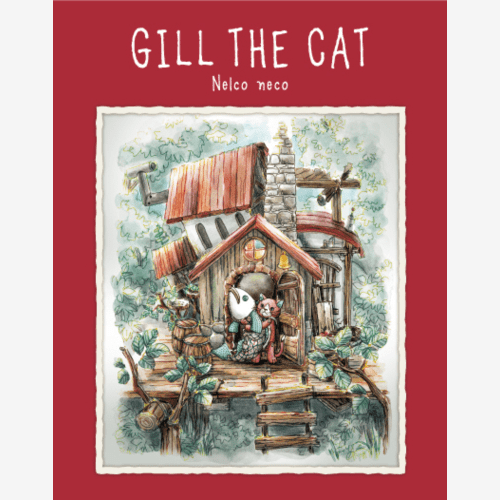 GILL THE CAT 赤い猫のぬいぐるみ日本語版