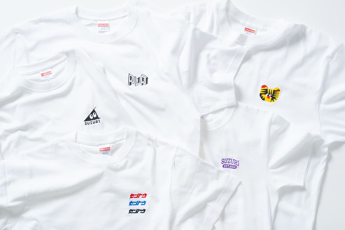 Tシャツのカラー・サイズについて イメージ